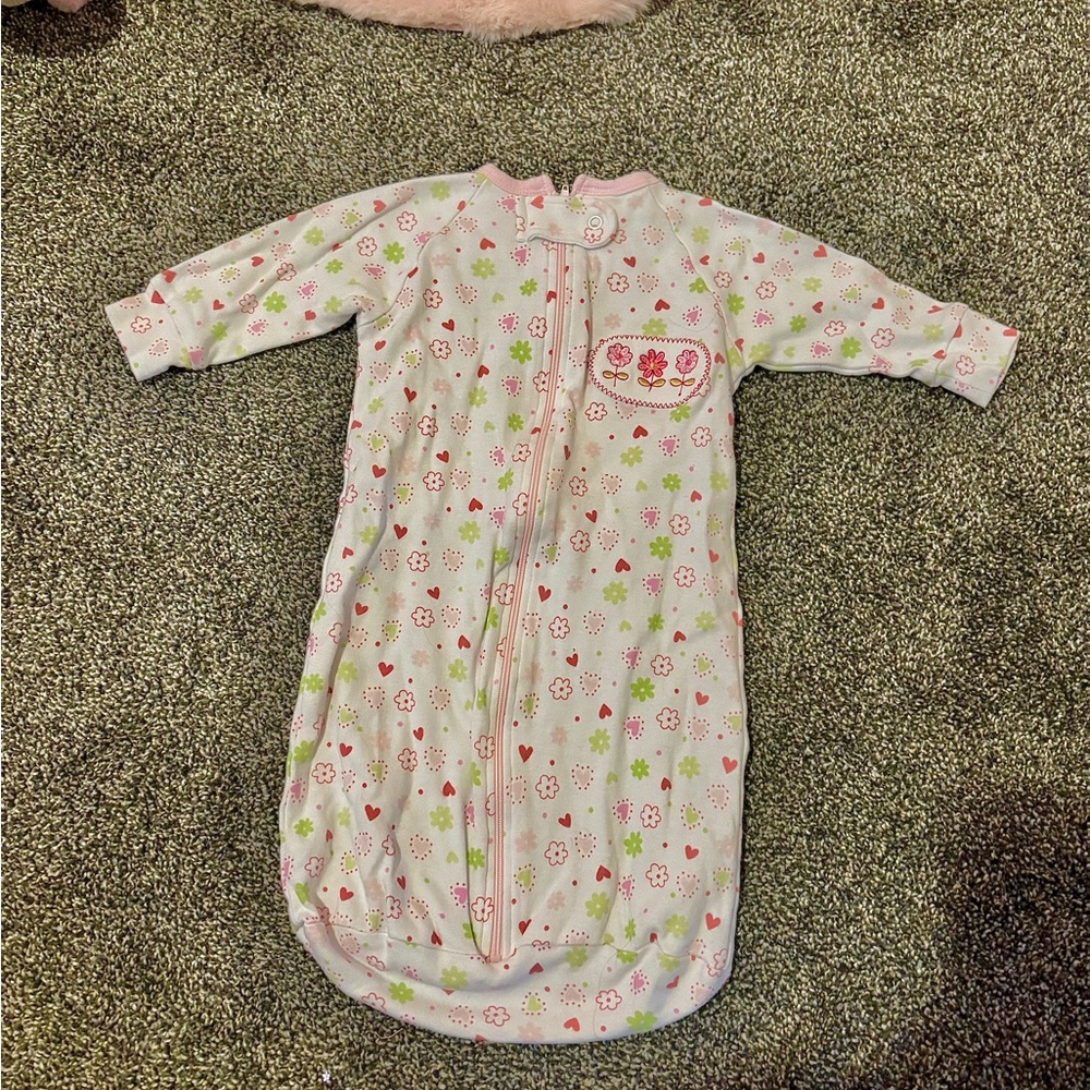 VTG Floral Embroidery Sleepsack